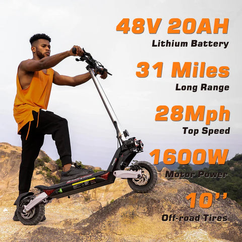 Circooter Raptor Pro 1600W Dual Motor Off-Road E-Scooter