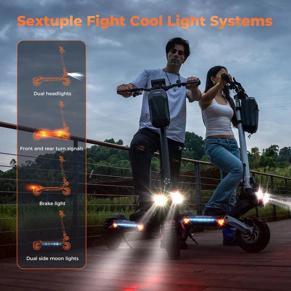 Circooter Raptor Pro 1600W Dual Motor Off-Road E-Scooter