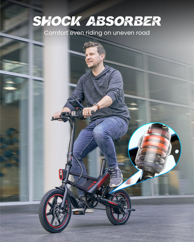 Gyroor C3 Electric Bike 700W with 14" Tires