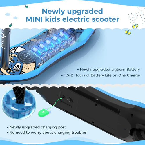 isinwheel 2-in-1 Mini Pro Electric Scooter for Kids