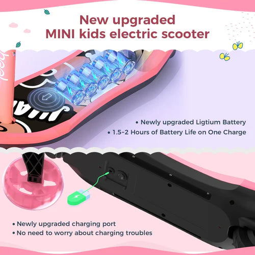 isinwheel 2-in-1 Mini Pro Electric Scooter for Kids