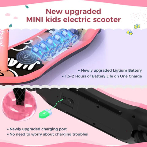 isinwheel 2-in-1 Mini Pro Electric Scooter for Kids