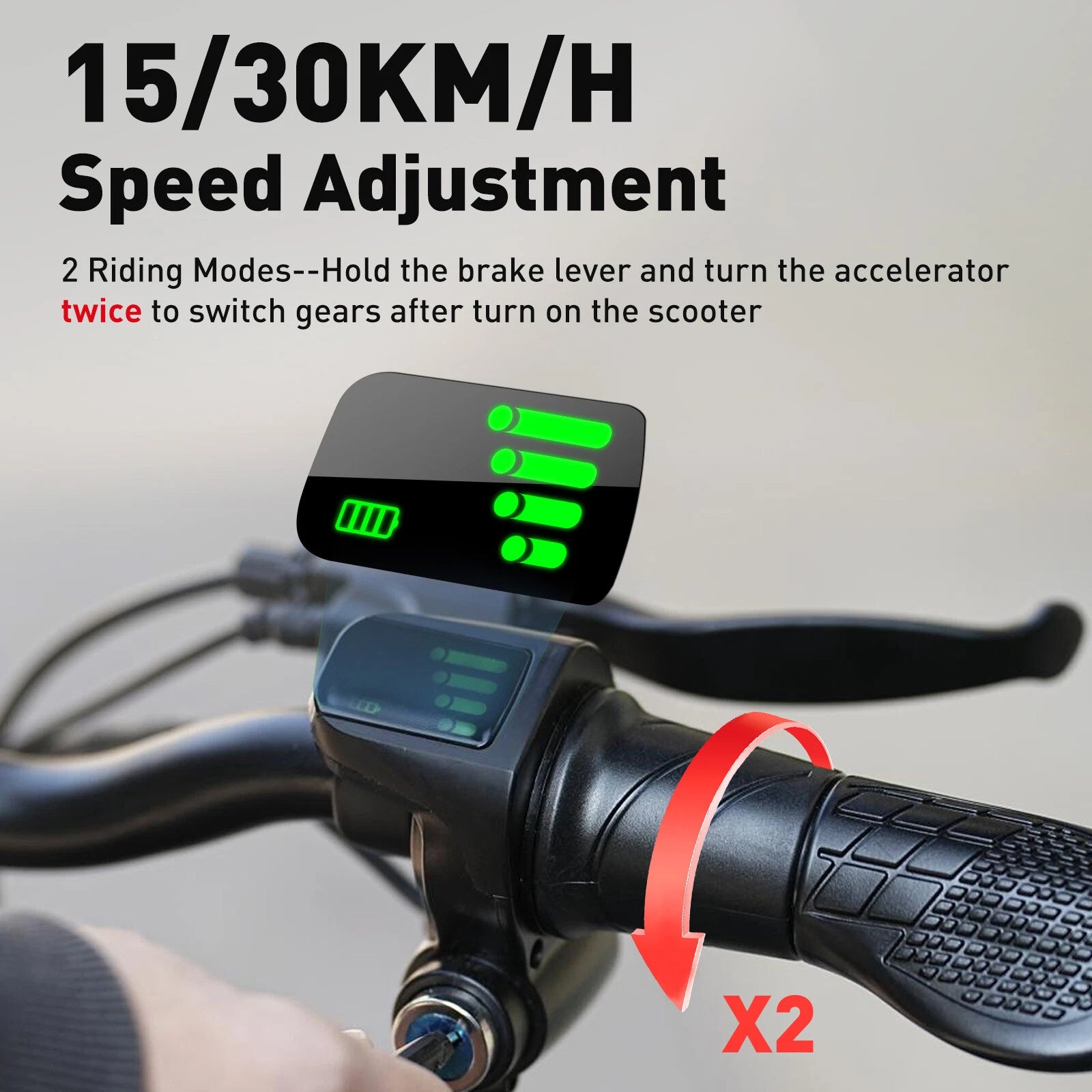 iScooter F2 Electric Scooter with Seat 10" Pneumatic Tire